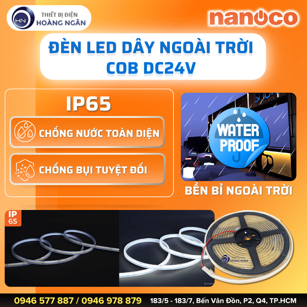 Đèn LED Dây Ngoài Trời COB Nanoco