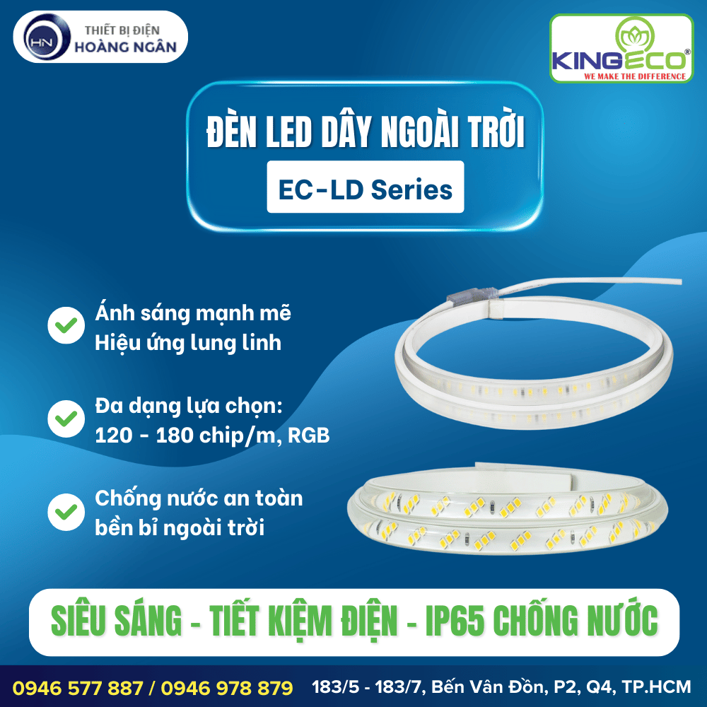 Đèn LED Dây Ngoài Trời Kingeco EC-LD Series