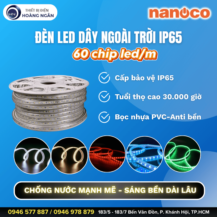 Đèn LED Dây Ngoài Trời Nanoco