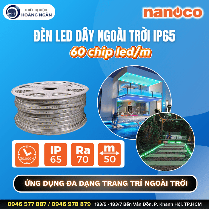 Đèn LED Dây Ngoài Trời Nanoco
