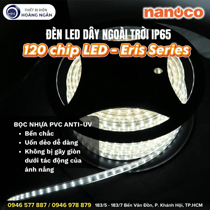 Đèn LED Dây Ngoài Trời 120 Chip LED NSTE1202 Nanoco  ERIS SERIES