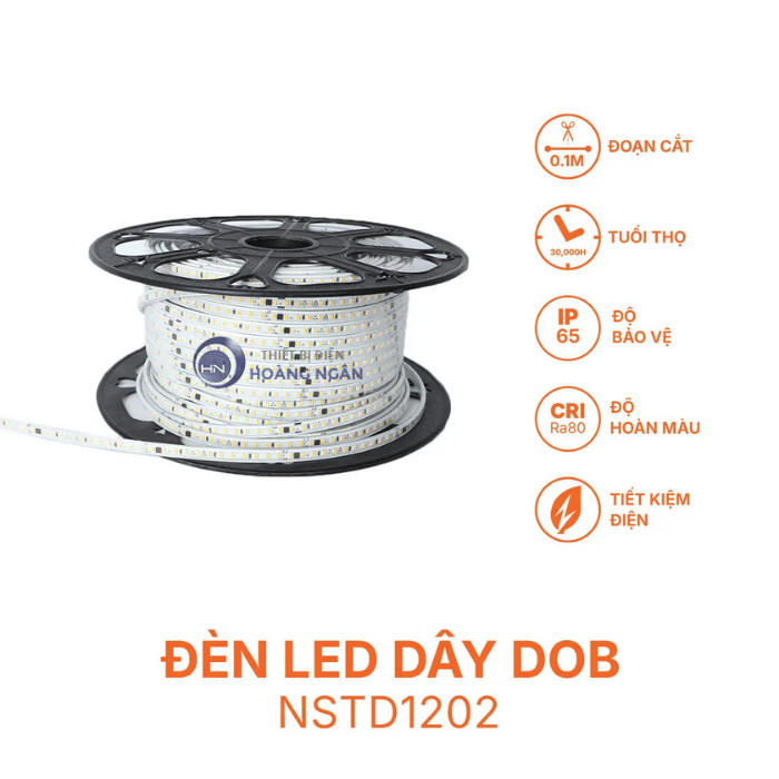 Đèn LED Dây Ngoài Trời IP65 Nanoco - DOB Series