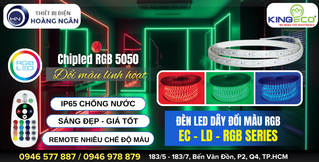 Đèn LED Dây RGB EC-LD-RGB Series KingEco