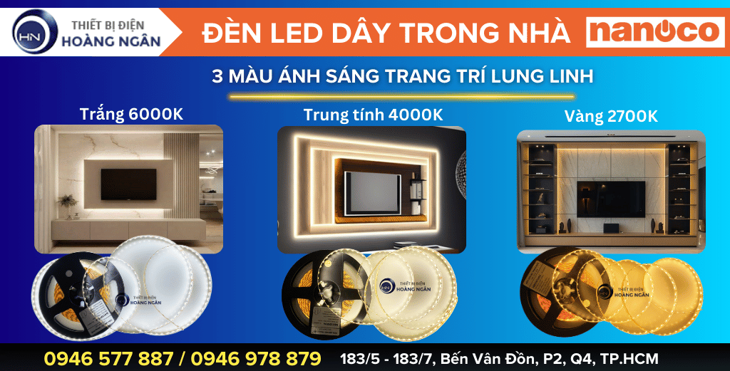 Đèn LED Dây Trang Trí Trong Nhà Nanoco