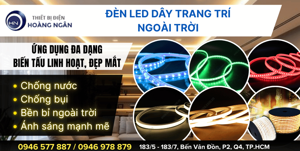Đèn LED dây trang trí ngoài trời