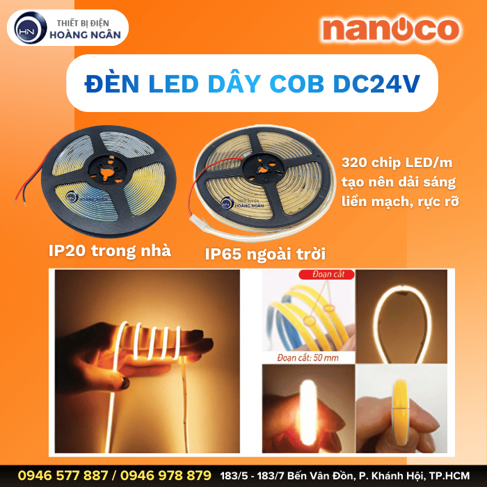 Bộ Nguồn Tổ Ong LED Dây DC24V Nanoco NST-PS100-2465