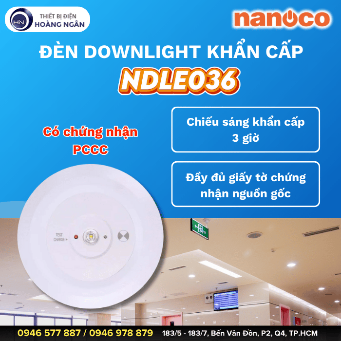 Đèn LED Downlight Emergency