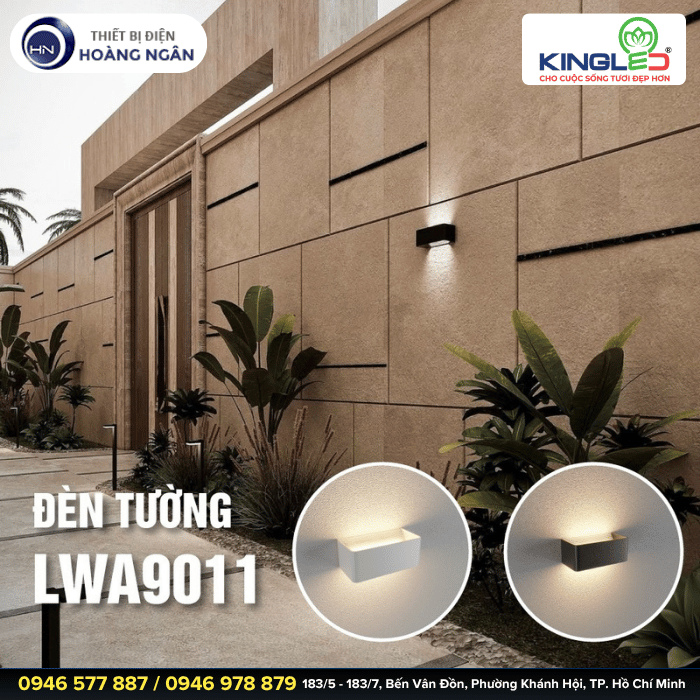 Đèn LED Gắn Tường Trong Nhà LWA9011 KINGLED