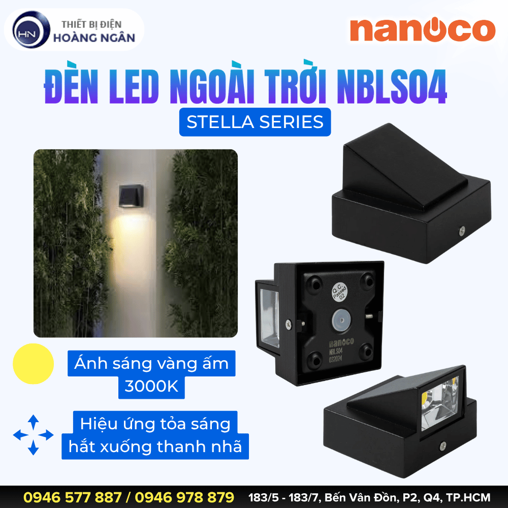Đèn LED Ngoài Trời NBLS04 Nanoco - Stella Series