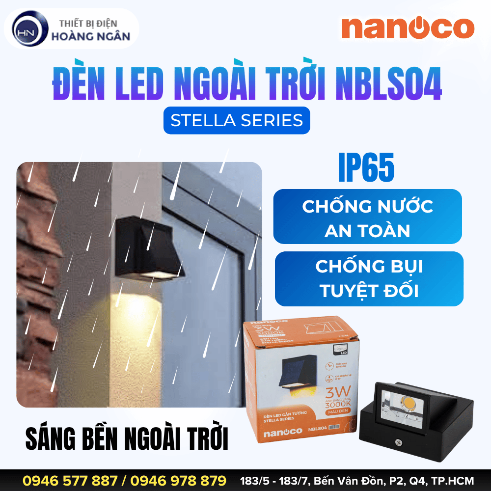 Đèn LED Ngoài Trời NBLS04 Nanoco - Stella Series