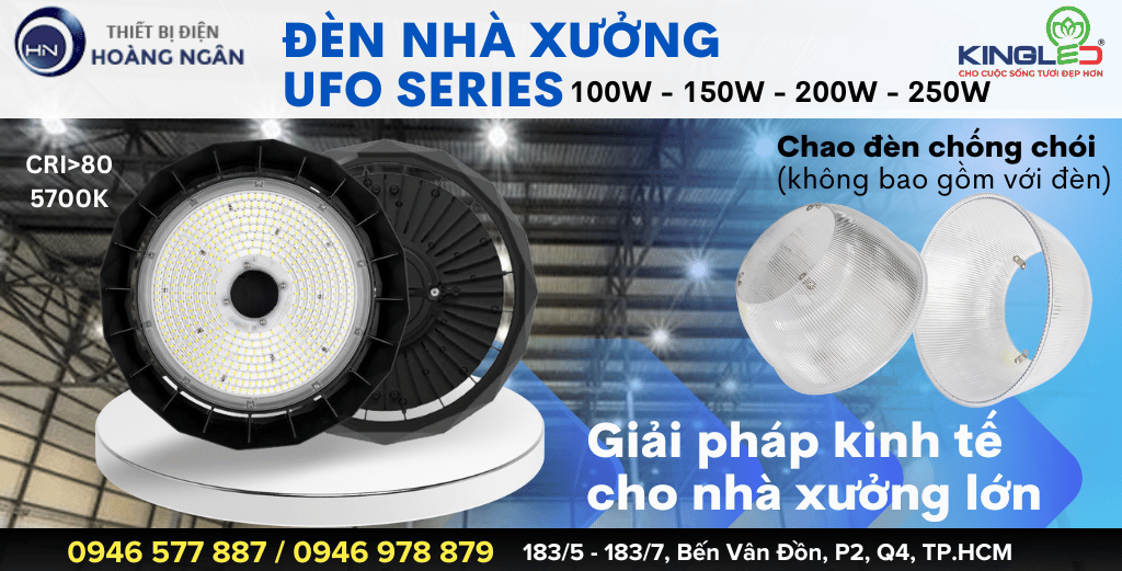 Đèn LED Nhà Xưởng UFO Series - KingLED