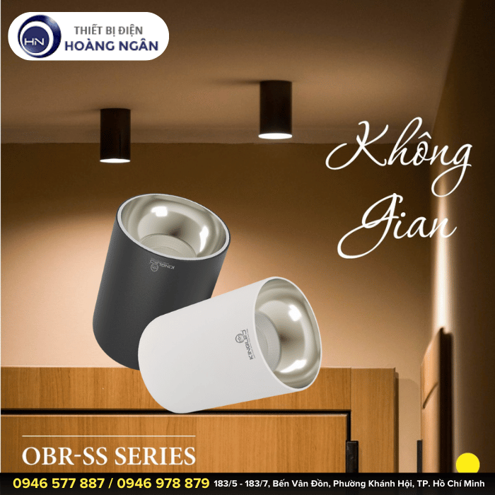 Đèn LED Ống Bơ Emerald OBR-SS Series KingLED
