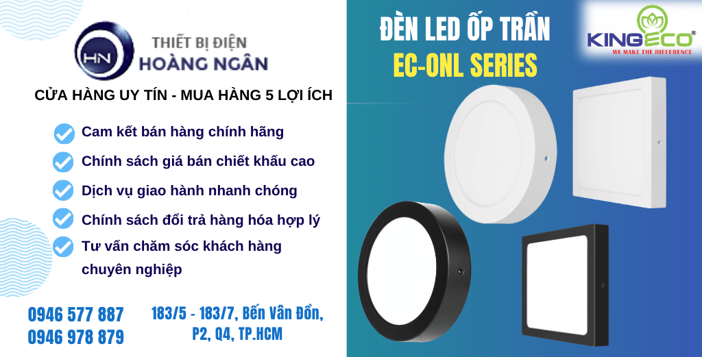 Đèn LED Ốp Trần EC-ONL KingEco