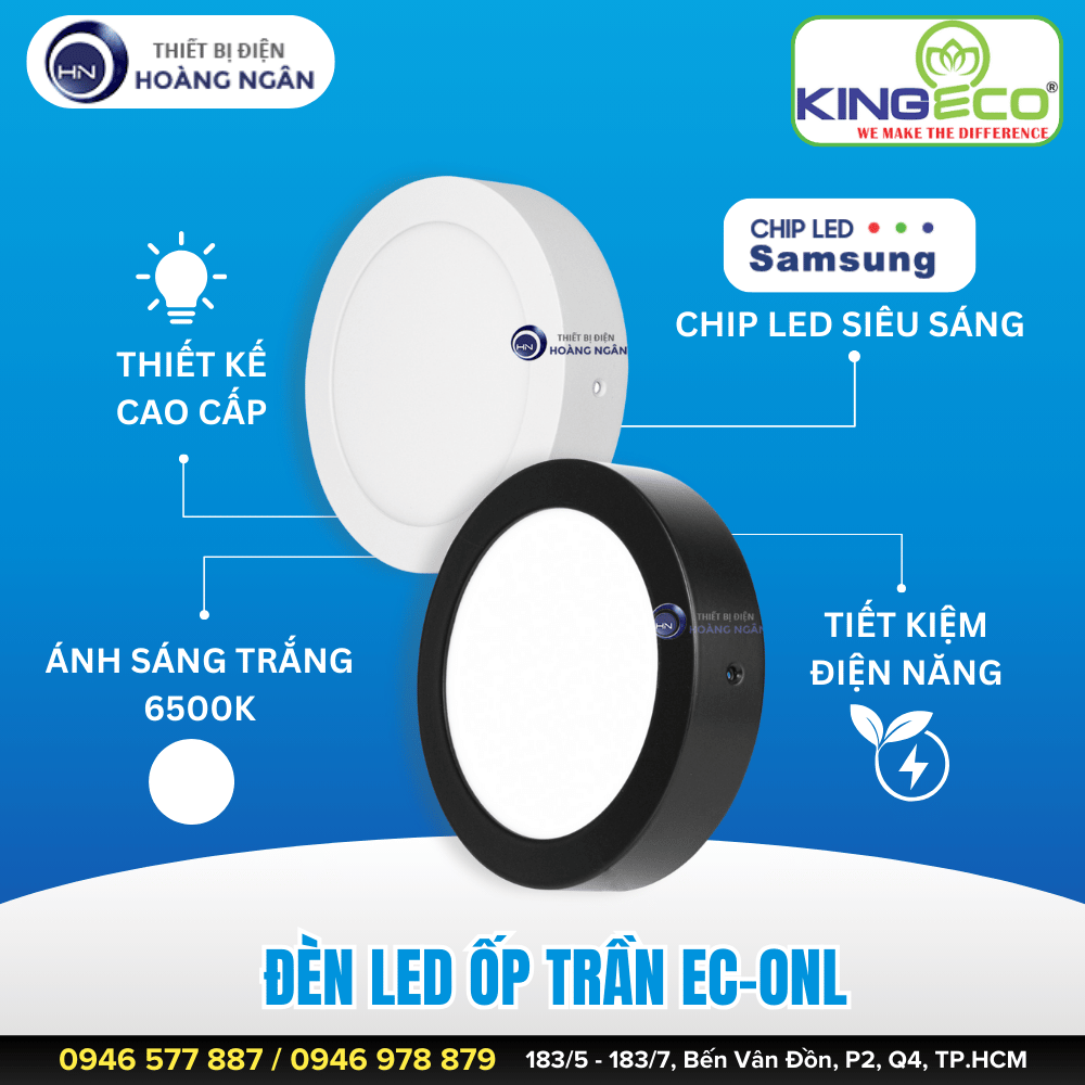 Đèn LED Ốp Trần KINGLED EC-ONL Series