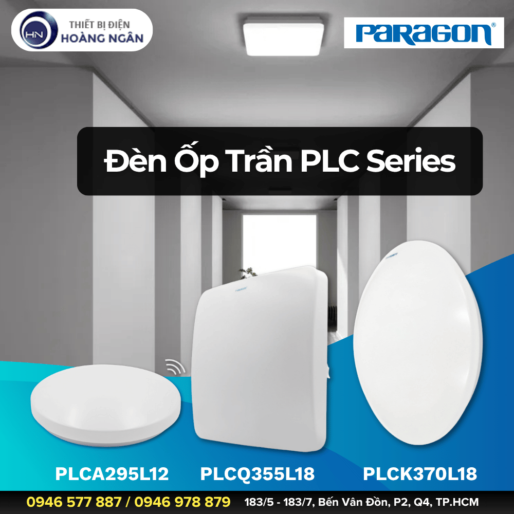 Đèn LED Ốp Trần Paragon PLC Series