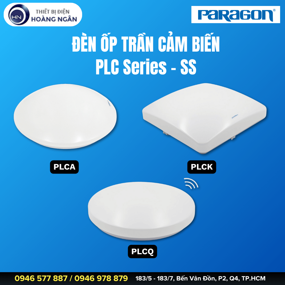 Đèn LED Ốp Trần Paragon PLC Series - SS