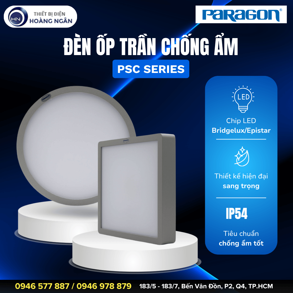 Đèn LED Ốp Trần PSC Series Paragon