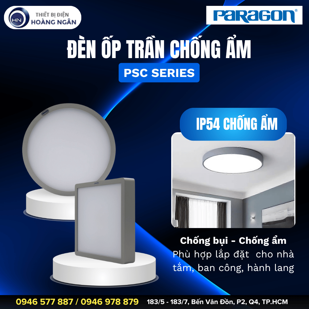 Đèn LED Ốp Trần PSC Series Paragon