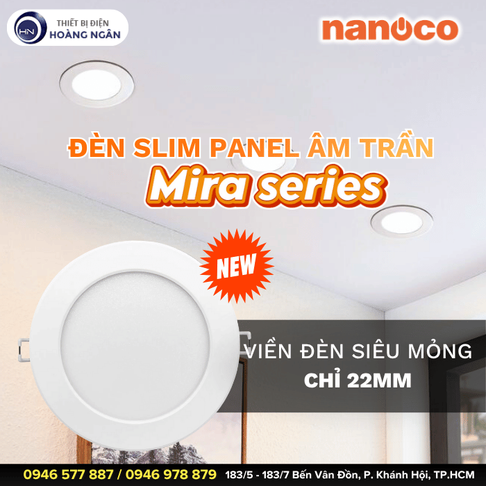 Đèn LED Panel Âm Trần Mira Series