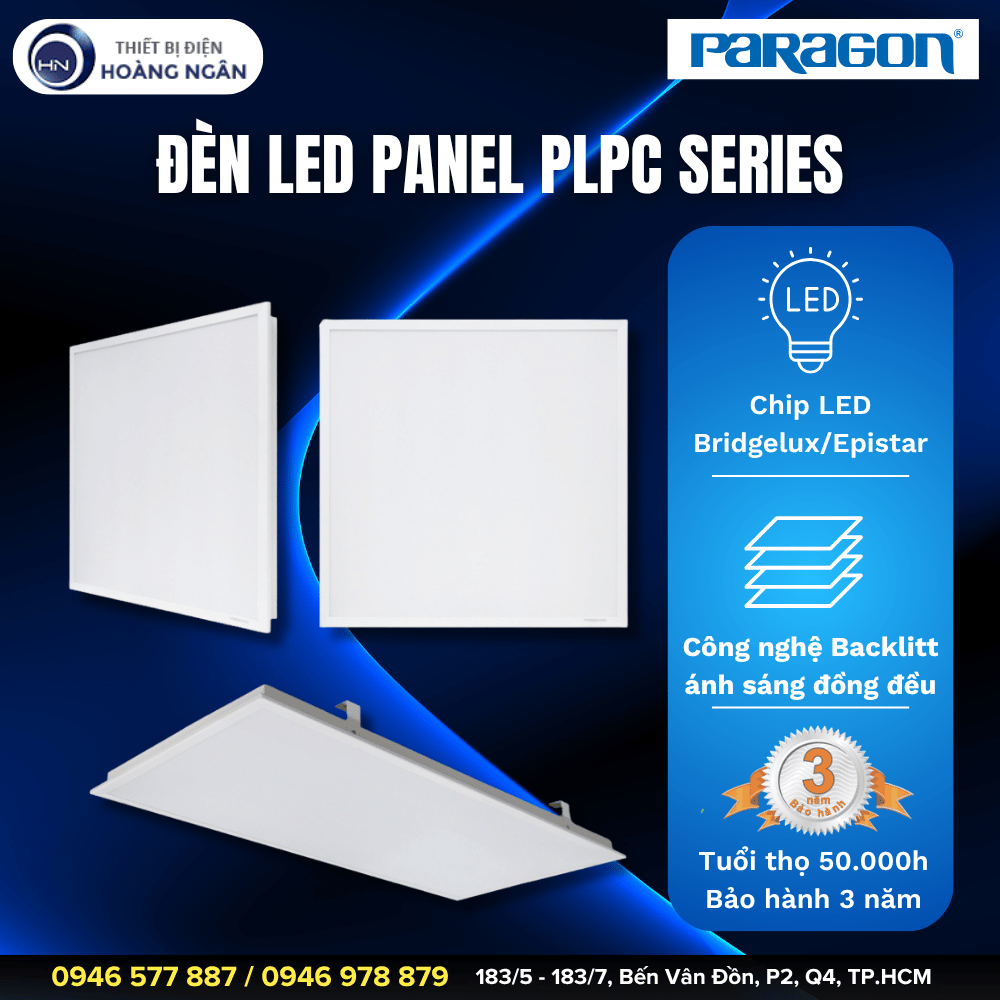 Đèn LED Panel Backlit Paragon PLPC Series