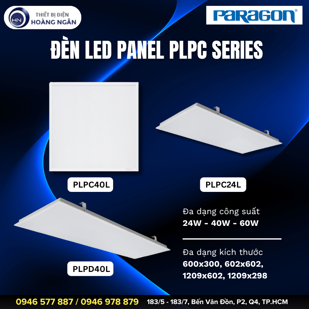 Đèn LED Panel Backlit Paragon PLPC Series