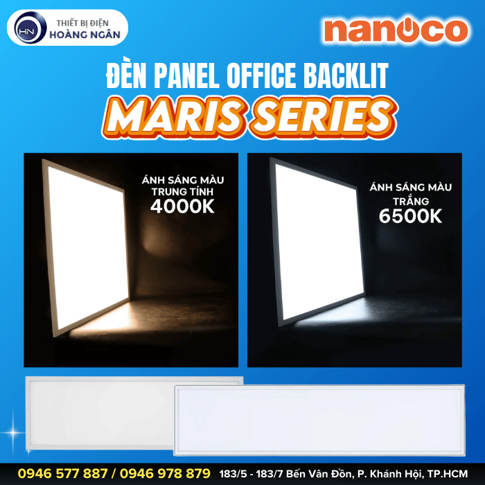 Đèn LED Panel Backlit Nanoco - Maris Series