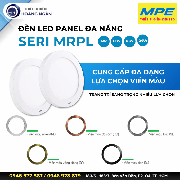 Đèn LED Panel Đa Năng MPE  Seri MRPL