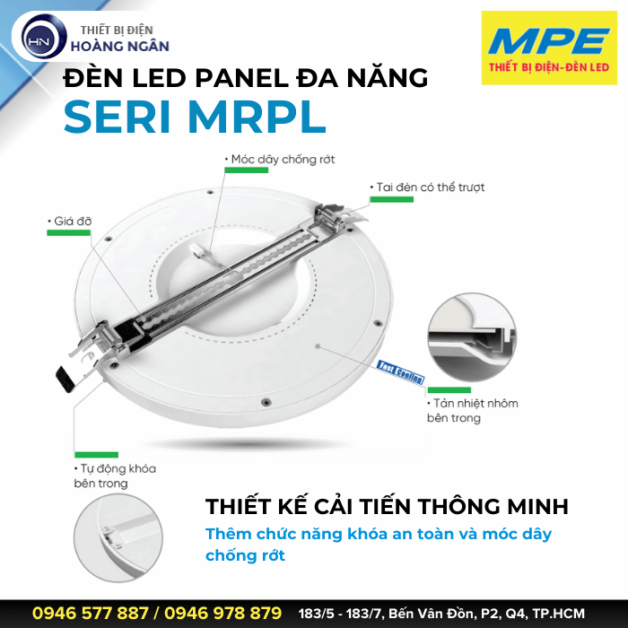 Đèn LED Panel Đa Năng MPE - Seri MRPL