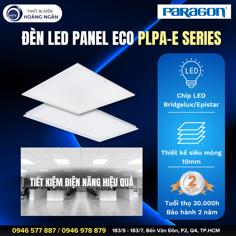 Đèn LED Panel ECO Paragon PLPA-E Series
