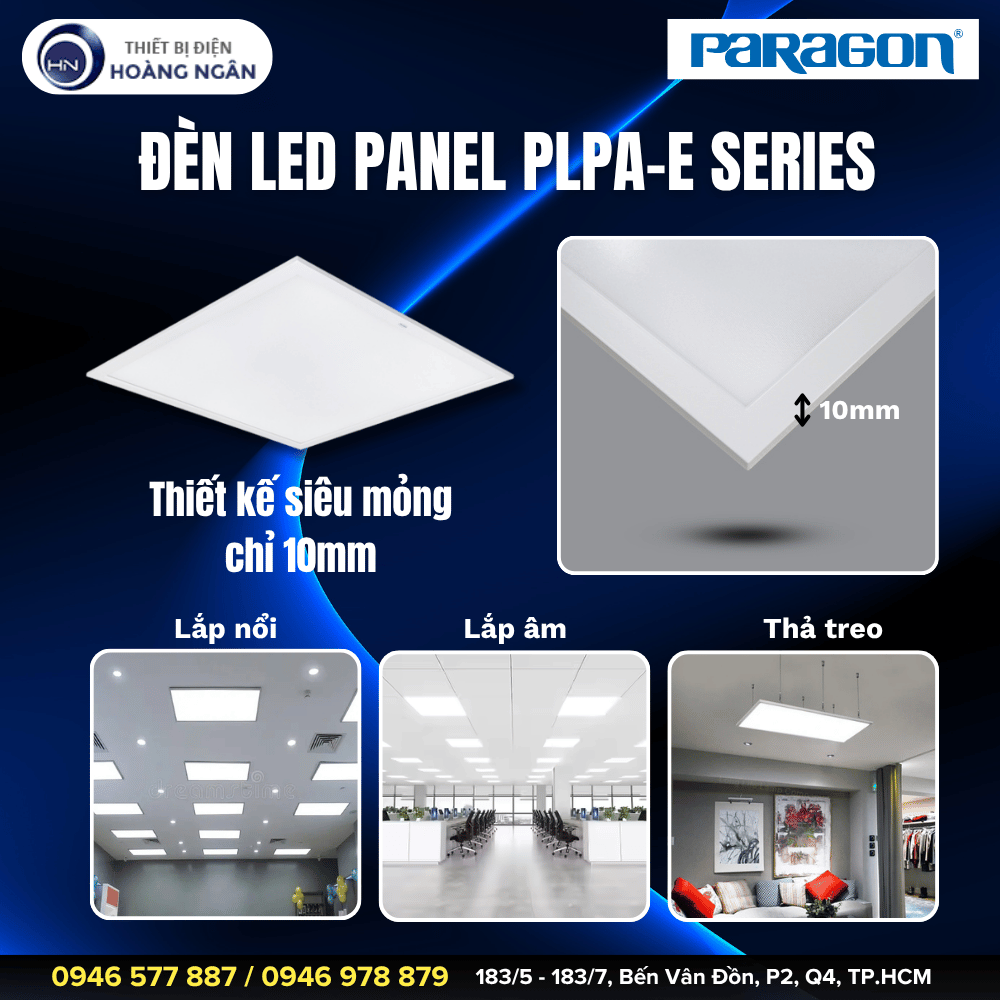 Đèn LED Panel ECO Paragon PLPA-E Series