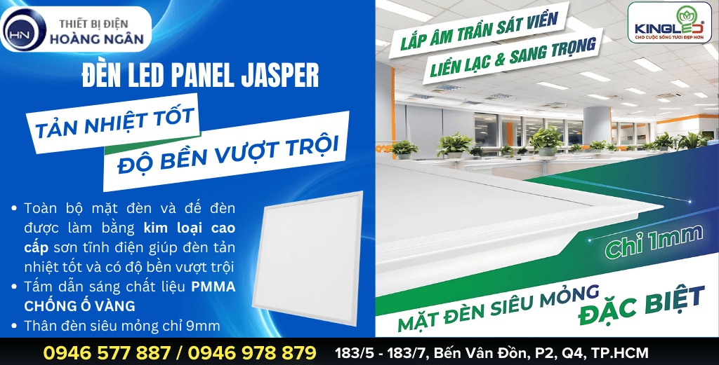 Đèn LED Panel Hộp Jasper (SPL-SS Series) KingLED