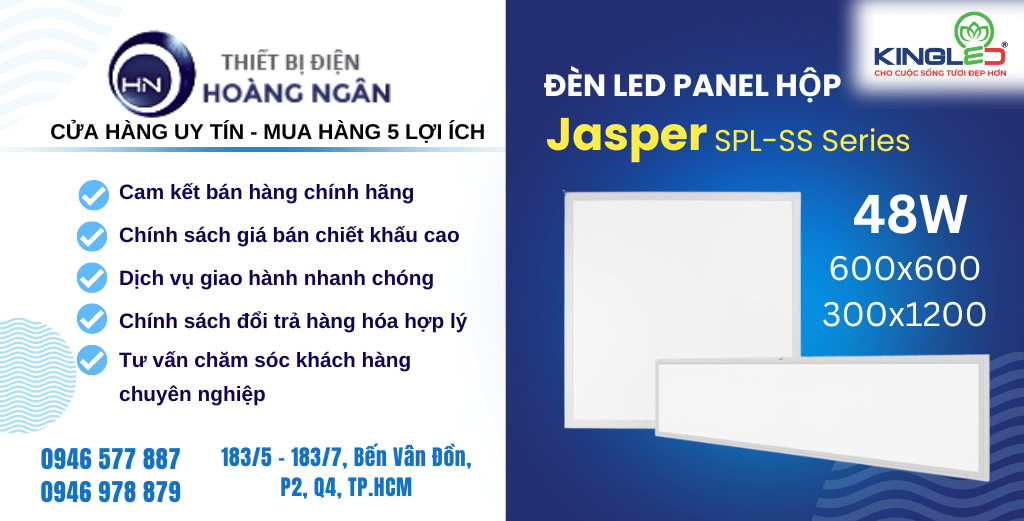 Đèn LED Panel Hộp Jasper (SPL-SS Series) KingLED