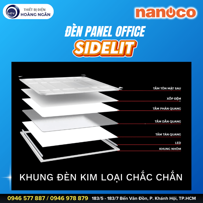 Đèn LED Panel Sidelit Nanoco