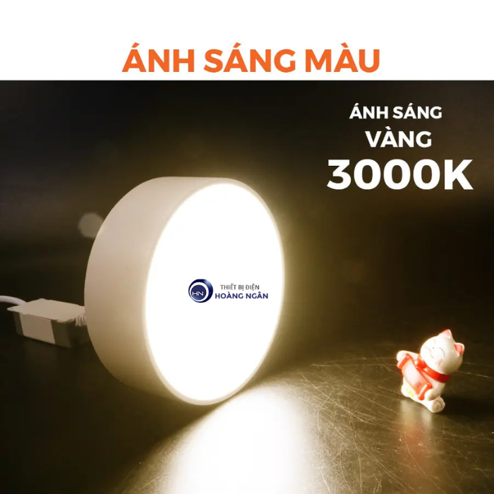 Đèn LED Panel tròn ốp nổi viền mỏng Nanoco
