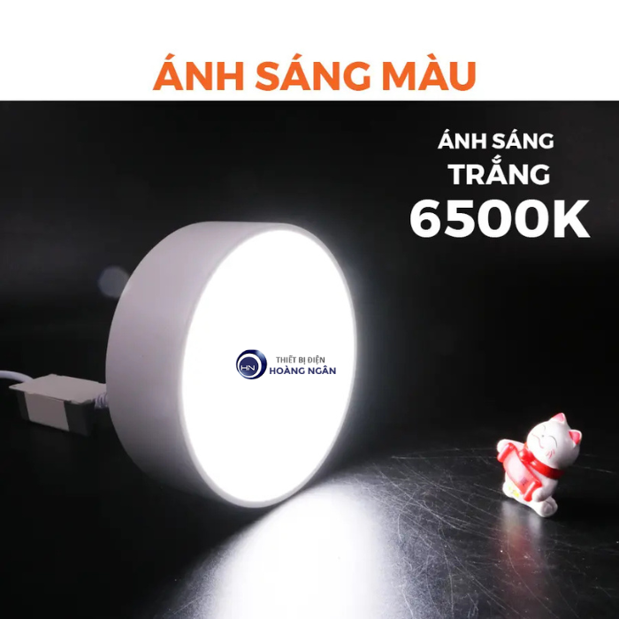 Đèn LED Panel tròn ốp nổi viền mỏng Nanoco