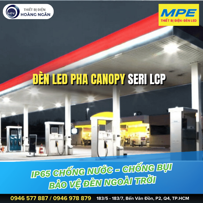 Đèn LED Pha Canopy MPE  Seri LCP