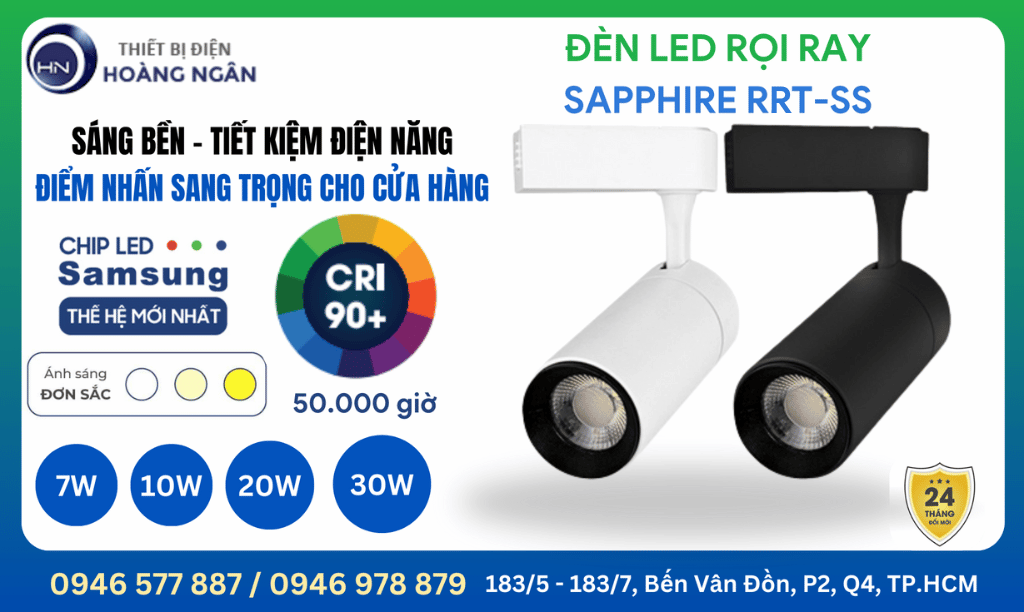 Đèn LED Rọi Ray Sapphire RRT-SS Series KingLed