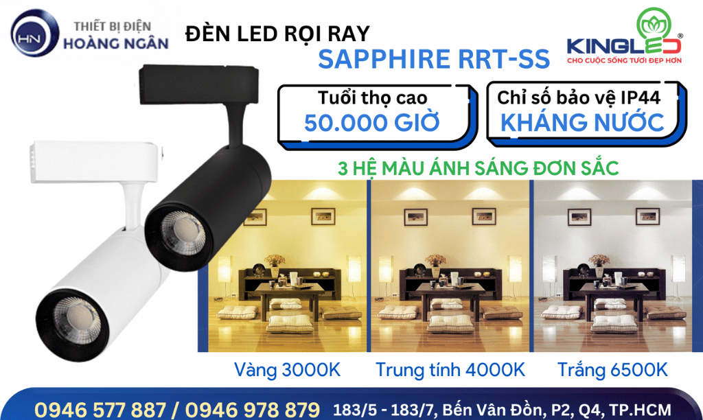 Đèn LED Rọi Ray Sapphire RRT-SS Series KingLed