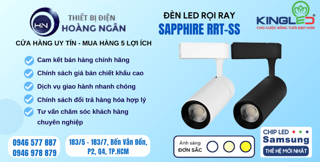 Đèn LED Rọi Ray Sapphire RRT-SS Series KingLed