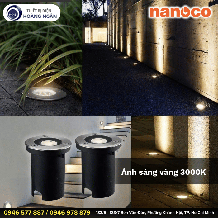 Đèn LED Sân Vườn Âm Đất Tròn NGL2291 Nanoco
