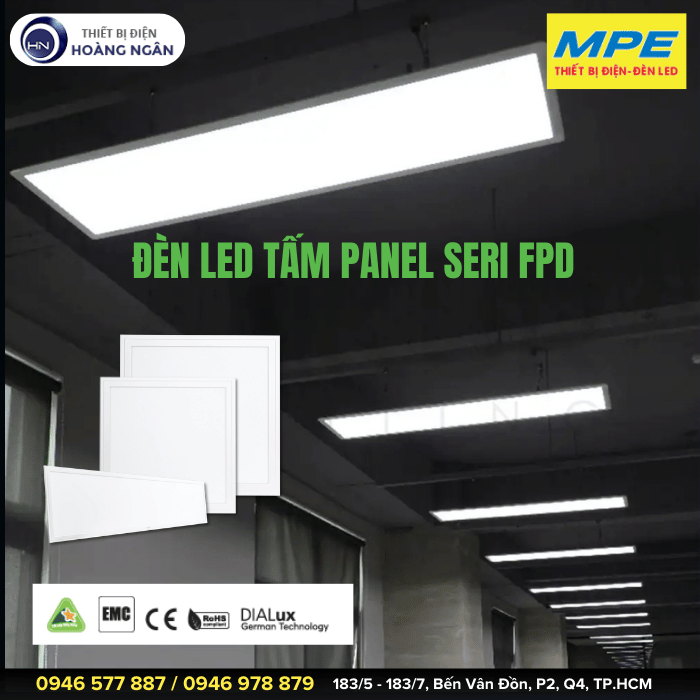 Đèn LED Tấm Panel FPD-6060T Seri FPD MPE