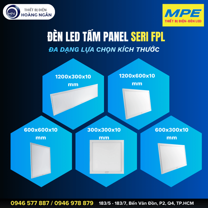 Đèn LED Tấm Panel FPL-6060T Seri FPL MPE