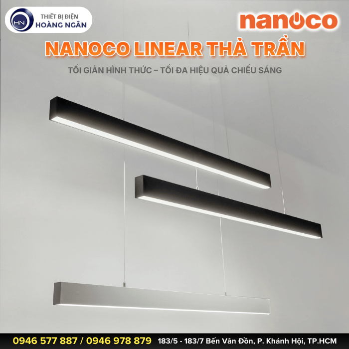 Đèn LED Thả Trần Linear Nanoco
