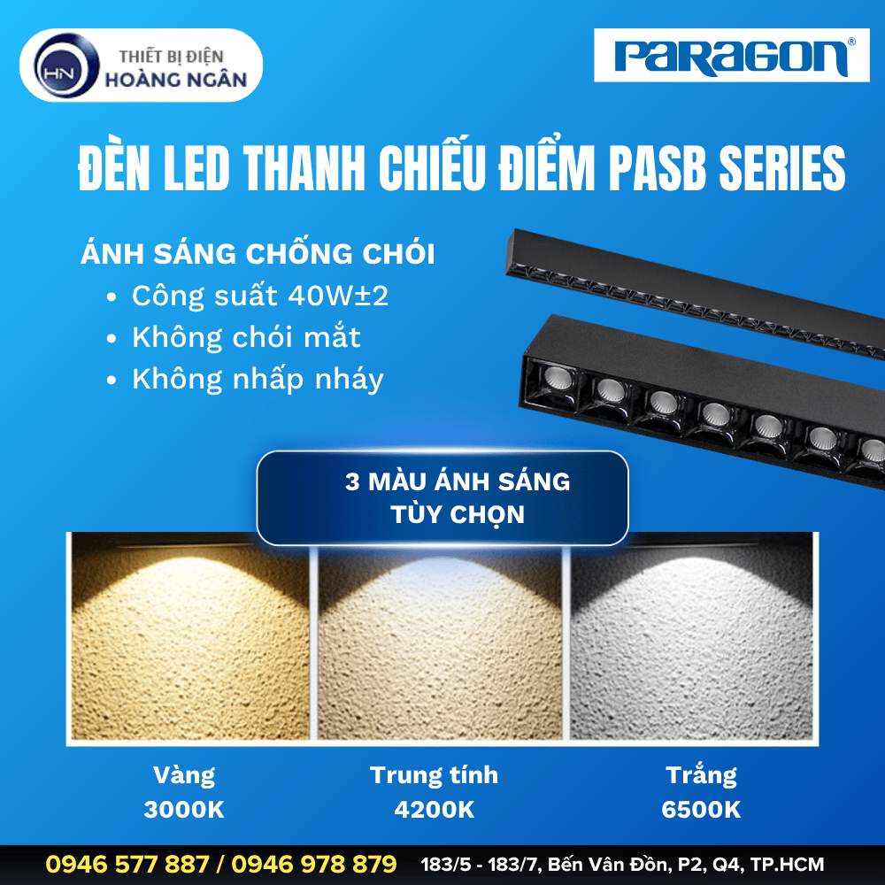 Đèn LED Thanh Chiếu Điểm PASB Series Paragon