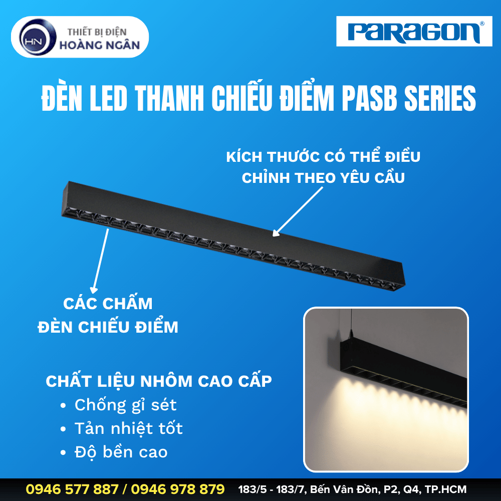 Đèn LED Thanh Chiếu Điểm PASB Series Paragon