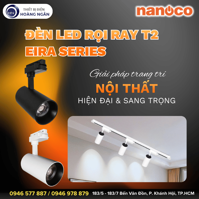 Đèn LED TRACK LIGHT T2 - EIRA Series