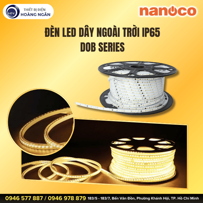 Đèn LED Trang Trí Dây ngoài trời IP65 Nanoco DOB Series