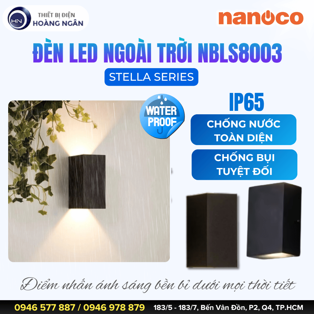 Đèn LED Trang Trí Ngoài Trời NBLS8003 Nanoco
