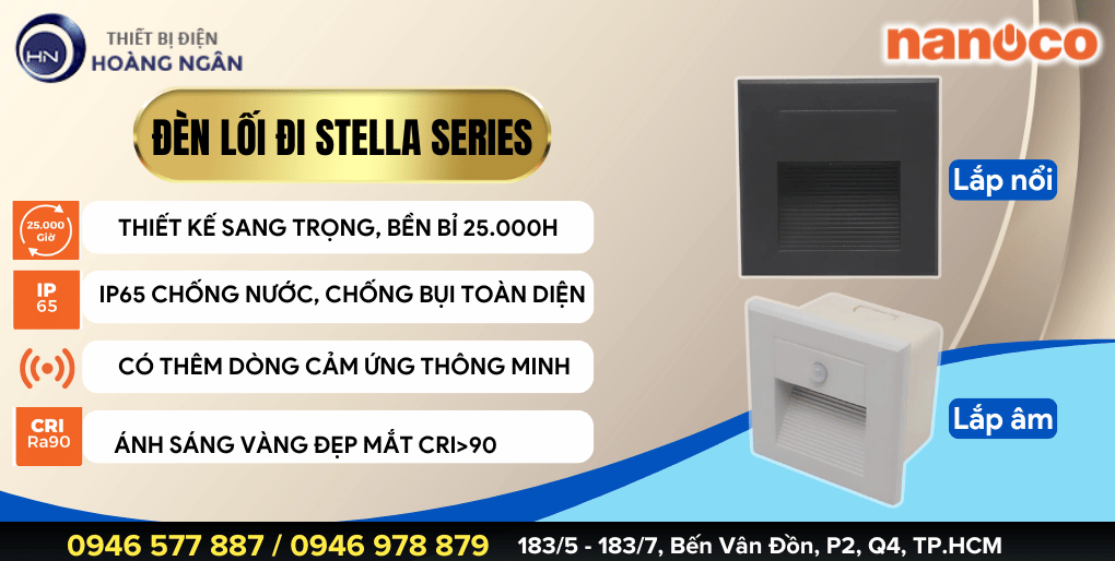 Đèn Lối Đi Nanoco Stella Series 