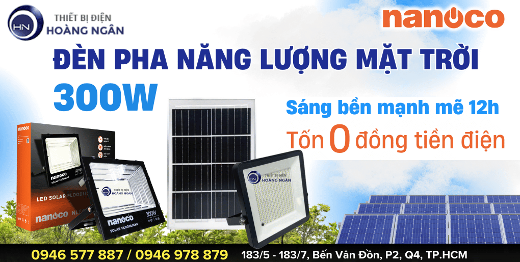 Đèn Năng Lượng Mặt Trời 300W Nanoco